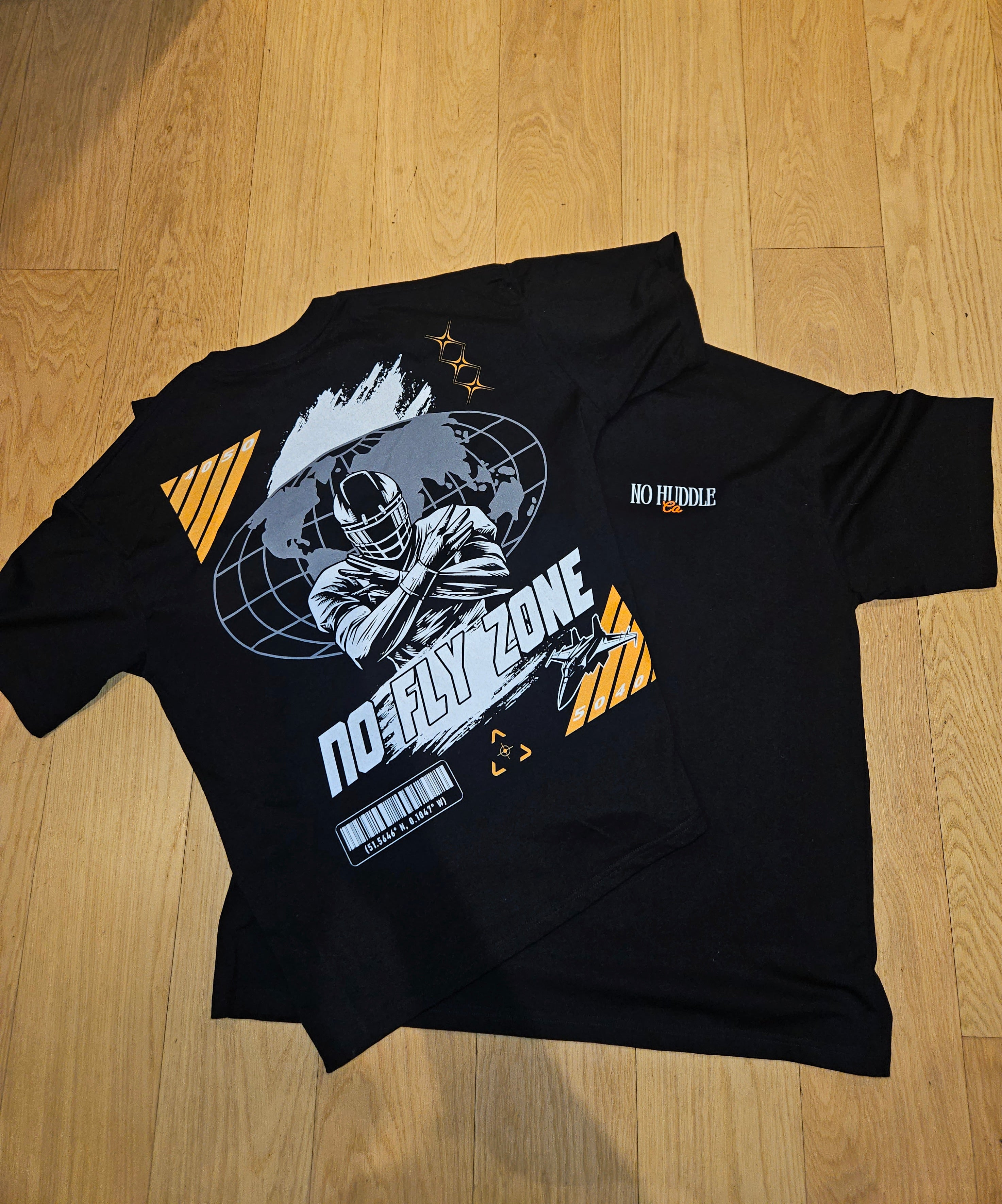 No Fly Zone T Shirt - Black