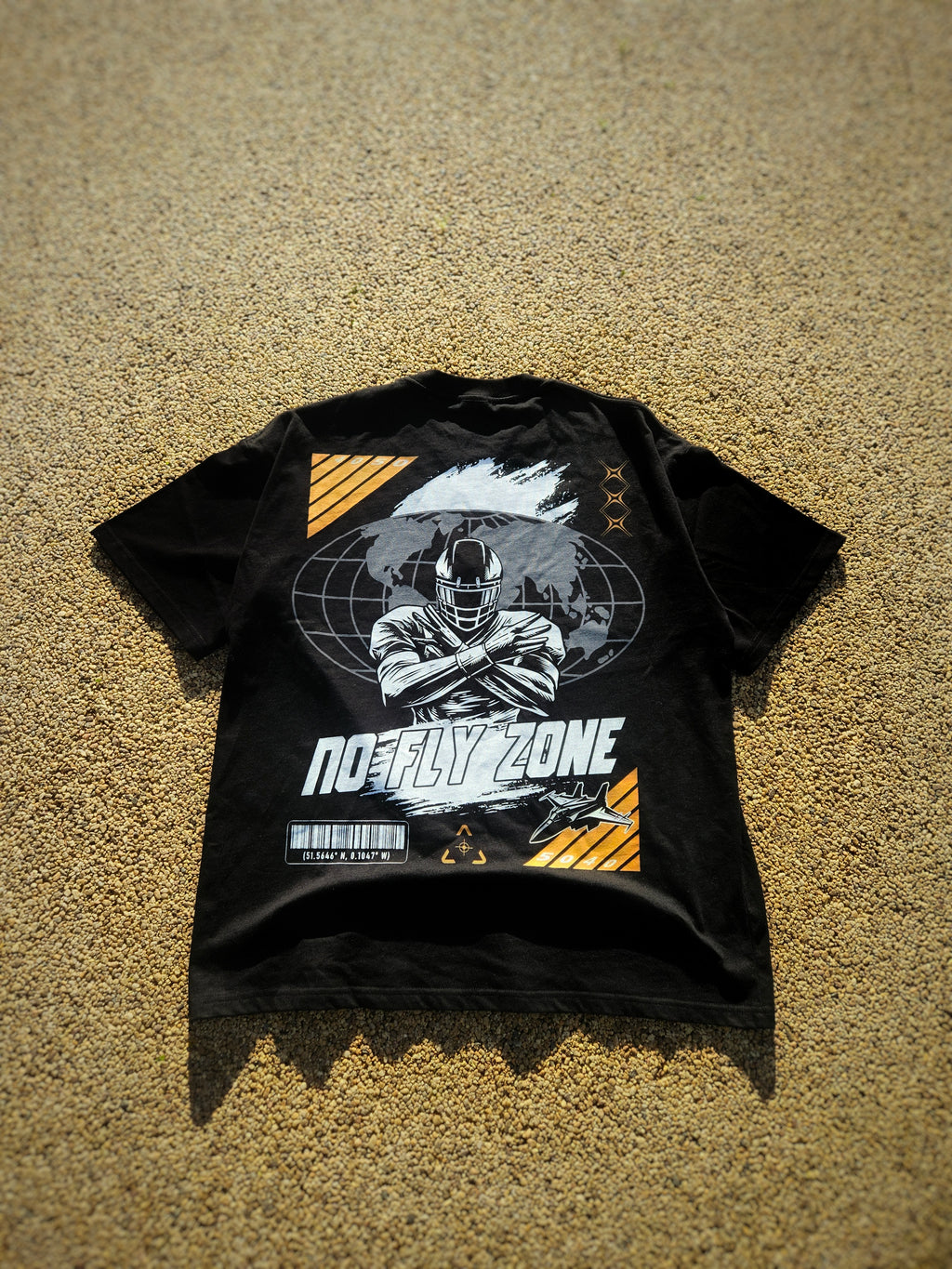 No Fly Zone T Shirt - Black