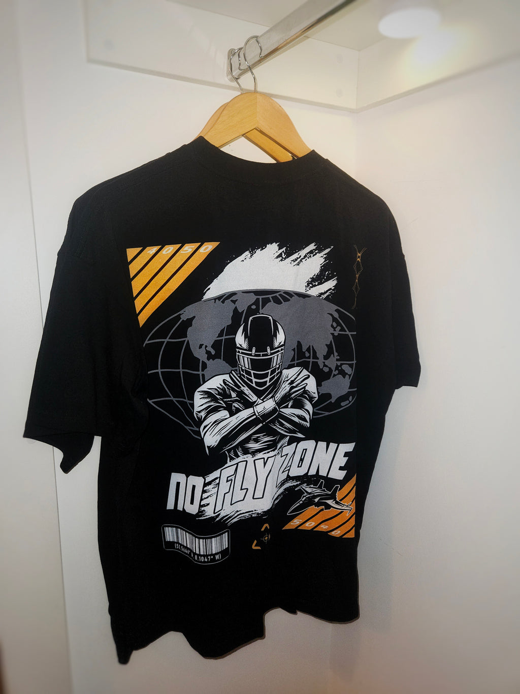 No Fly Zone T Shirt - Black